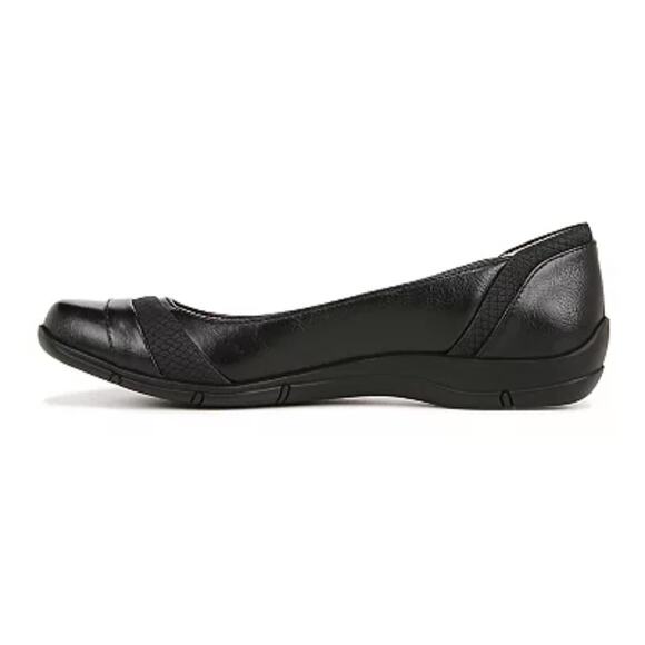 "LifeStride Women's Dig Ballet Flat, Black Kylie/Rattle, Size 8.5W" MSRP $59 - Picture 5 of 6